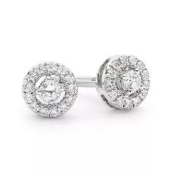 White Gold Earring